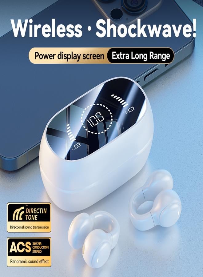 Ear-clip bone-conduction Bluetooth Earphones, Wireless Bluetooth 5.3, 50-Hour Battery Life  - Image 1