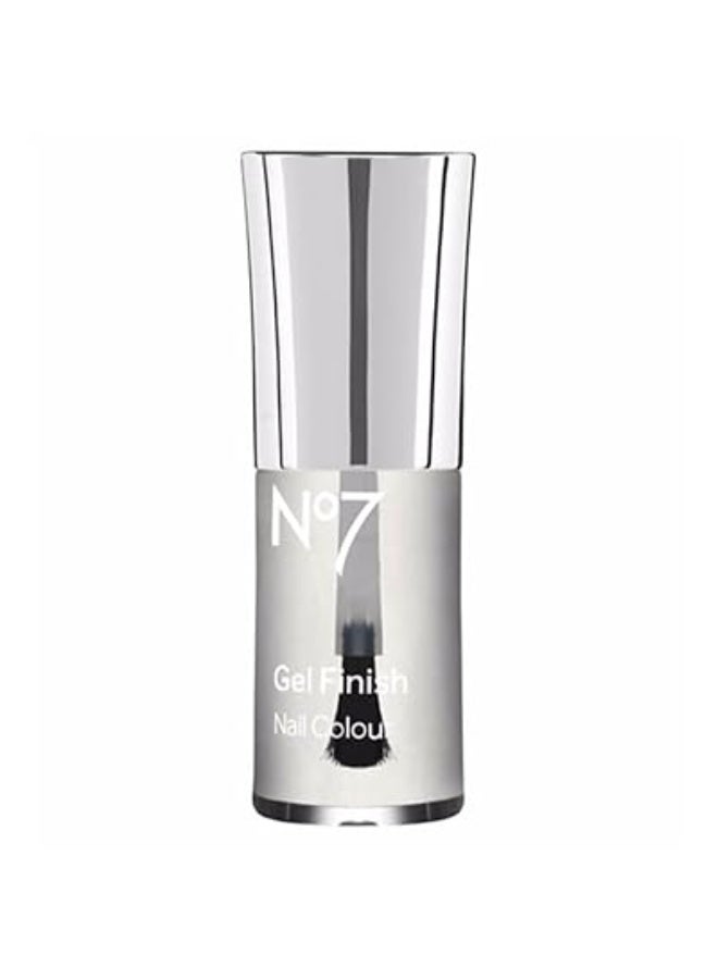 Boots No.7 No7 Gel Finish Nail Transparent Colour Polish, Top Coat - 10ml - Image 3