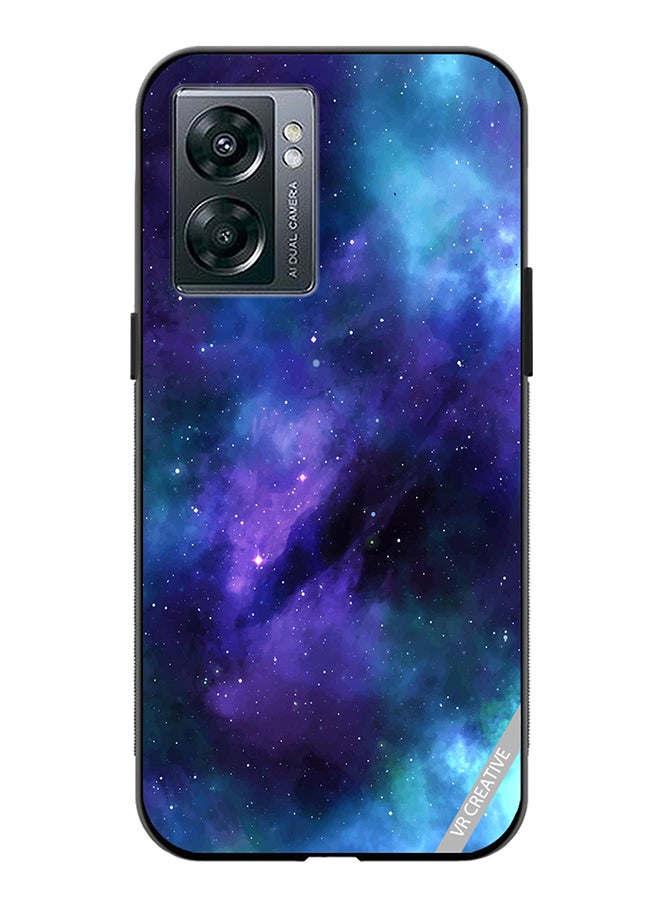 VR CREATIVE Protective Case Cover For Oppo A57 5G Galaxy Colorful Clouds Design Multicolour - Image 1