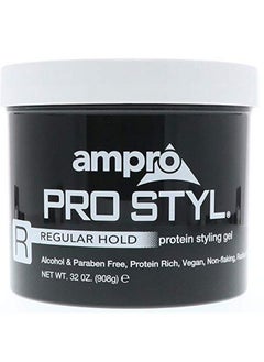 Pro Styl Regular Hold Protein Styling Gel 32 Oz (Pack Of 2)