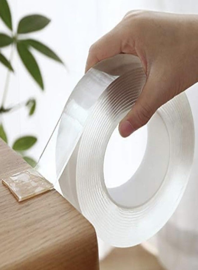 Kitchen Bloom Kithcen Bloom Double Sided Tape 3m x 3 Cm, Heavy Duty, Transparent IVY Grip Tape, Removable Traceless Mounting Best Suited for Wall Tape, Kitchen, Home Décor & DIY (2) - Image 2