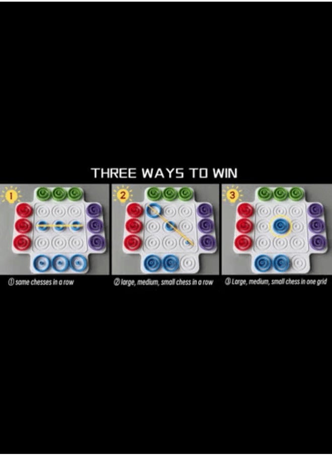 3D Brothers Otrio board game for Family game nights, Educational tool for developing strategic thinking and spatial awareness, Social gatherings and parties  - Image 4