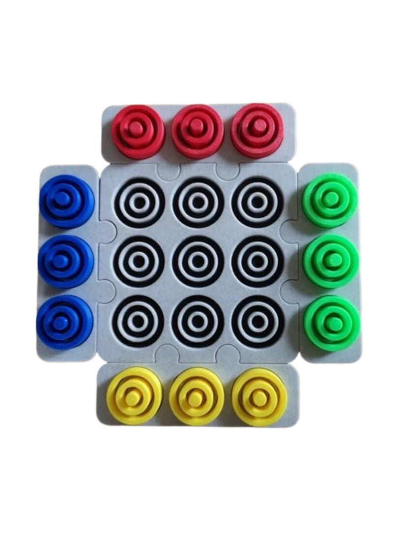 3D Brothers Otrio board game for Family game nights, Educational tool for developing strategic thinking and spatial awareness, Social gatherings and parties  - Image 1