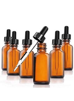 6 Pack Glass Bottles Essential Oils Eye Dropper Dispenser for Kitchen Tools, Chemistry Lab Chemicals, Colognes, Amber, 30 ml - pzsku/ZC3360D91201D9C832CF5Z/45/_/1679896246/58fdfe95-daae-43f4-80da-1a40311afa6f