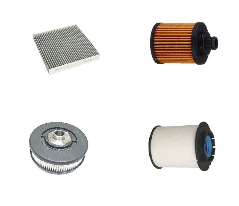 AutoClean AC Filter + Oil Filter + Diesel Filter + Cam Filter Combo For Chevrolet Beat (Pack of 4 Pec) - Image 1
