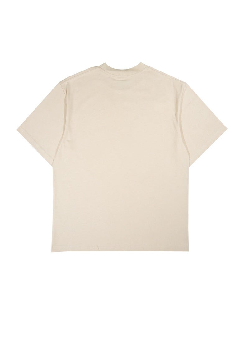 TANJIM SQUAD - BEIGE SLASH T-SHIRT - Image 4