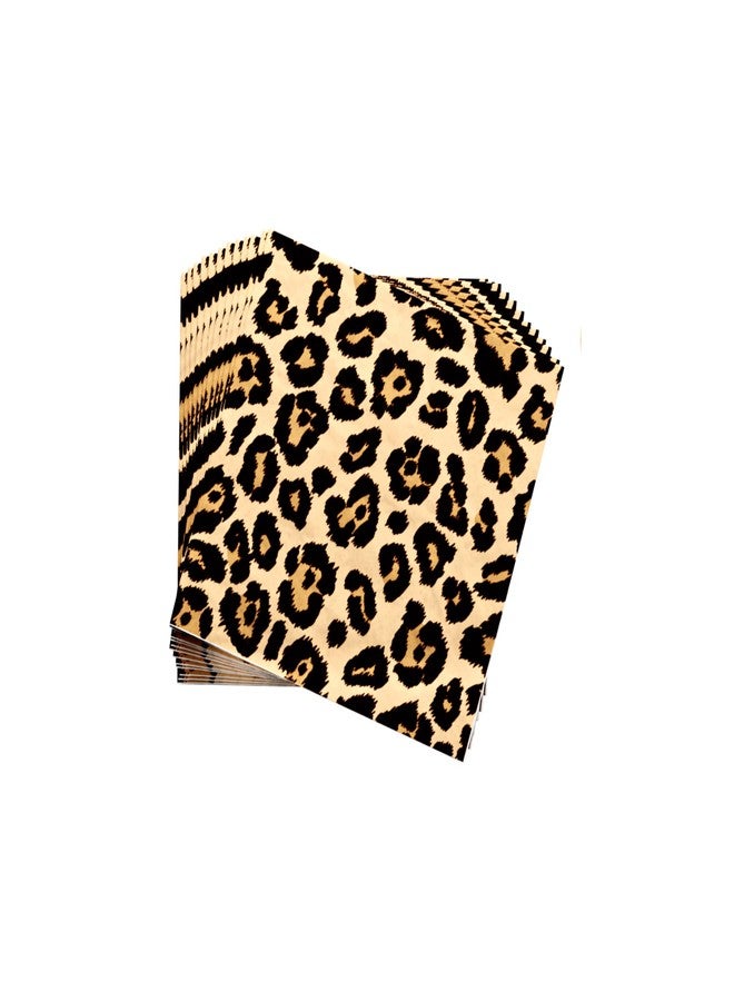 بلو أورتشدس مجموعة لوازم حفلات بنقشة جلد النمر من بلو أورتشاردز (60 قطعة تكفي 16 ضيفًا) - زينة حفلات بنقشة جلد النمر والفهد، وأطباق ومناديل بنقشة الحيوانات - Image 5