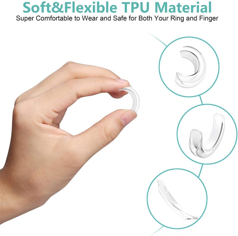 Feramox Invisible Ring Size Adjuster for Loose Rings Ring Adjuster Fit Any Rings, Assorted Sizes of Ring Sizer - Image 3