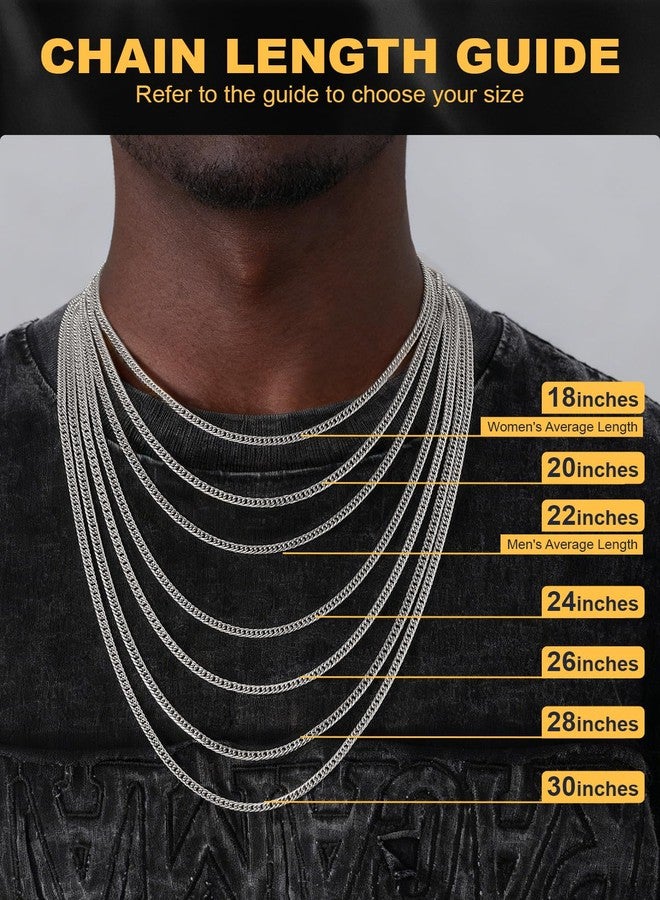 U7 Men's Big Chain 12MM Wide 22" Stainless Steel Franco Curb Necklace Hip Hop Punk Jewelry Cuban Link Chain for Men Women - Image 5