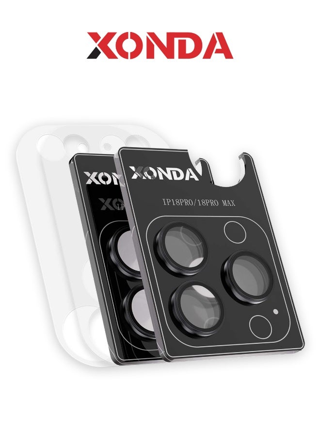 Xonda Iphone 18 Pro Camera Lens, Camera Back side protector - Gray (2 Pcs) - Image 1