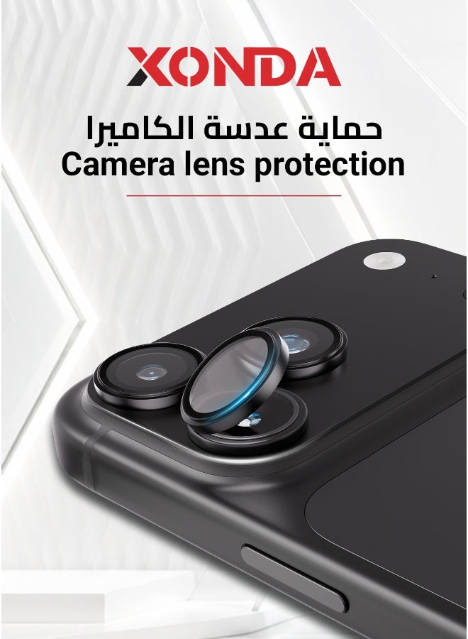 Xonda Iphone 18 Pro Camera Lens, Camera Back side protector - Gray (2 Pcs) - Image 2
