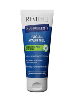Revuele No Problem Facial Wash Gel Salicylic Acid And Zinc