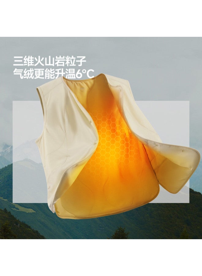 Beneunder Women'S Autumn And Spring Velvet Vest, Round Neck, Lightweight, Versatile Layering Waistcoat For A Premium Look - Image 4