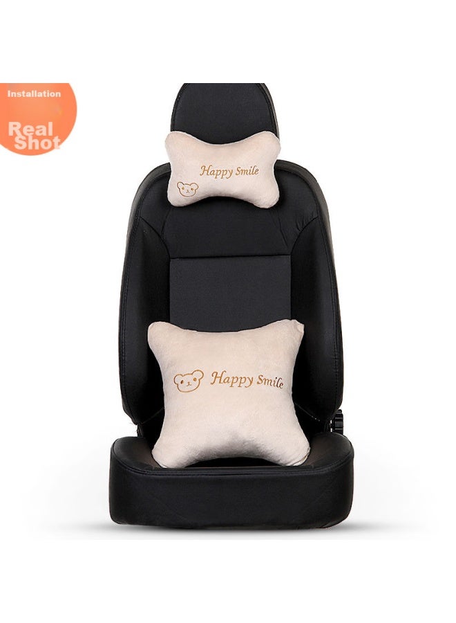 Ornaments Huashi Car Lumbar Support Headrest Cover, Car Accessories, Car Seat Cushion, Cartoon Waist Pillow, Neck Pillow Pad - Image 3