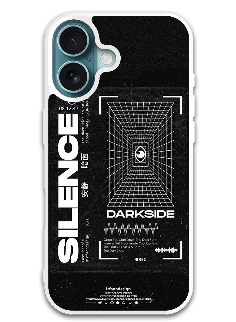 Theodor Protective Case Cover For APPLE IPHONE 16 Silence (White Bumper) - Image 1