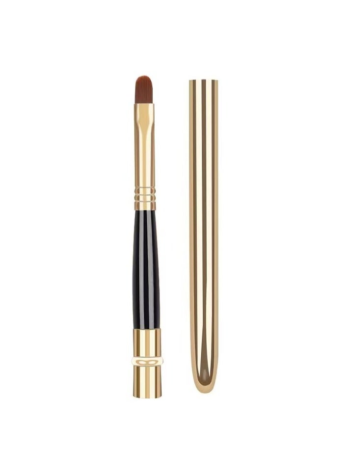 Generic Lipstick applicator brush with a cover and portable makeup brush  - Image 1