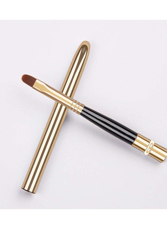Generic Lipstick applicator brush with a cover and portable makeup brush  - Image 2
