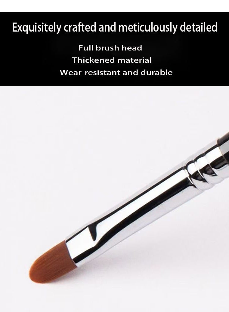 Generic Lipstick applicator brush with a cover and portable makeup brush  - Image 4