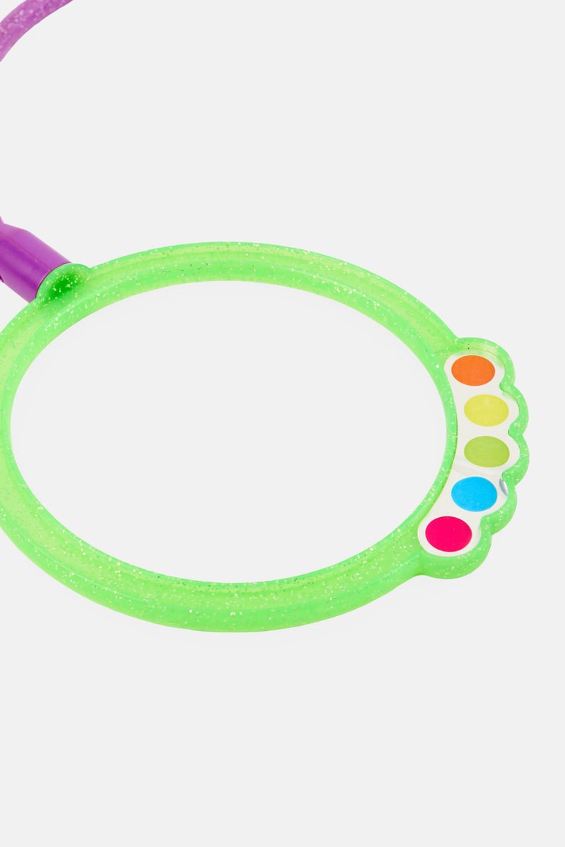 BOLEY Goofy Foot Kids Glitter LED Light Up Ankle Skip It Toy, Assorted - Image 4