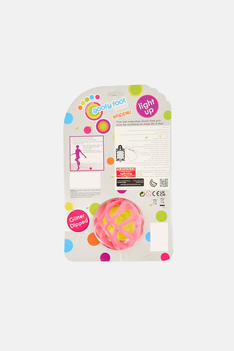 BOLEY Goofy Foot Kids Glitter LED Light Up Ankle Skip It Toy, Assorted - Image 2