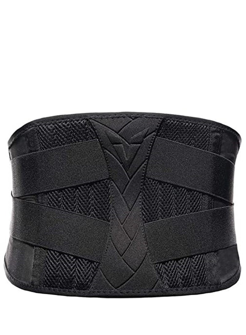 Stabilizing Lumbar Lower Back Brace Support Belt with Dual Breathable Stabilizing Waist Lumbar Lower Back Brace Support Belt for Sciatica Herniated Disc Scoliosis Back Pain relief - Image 1