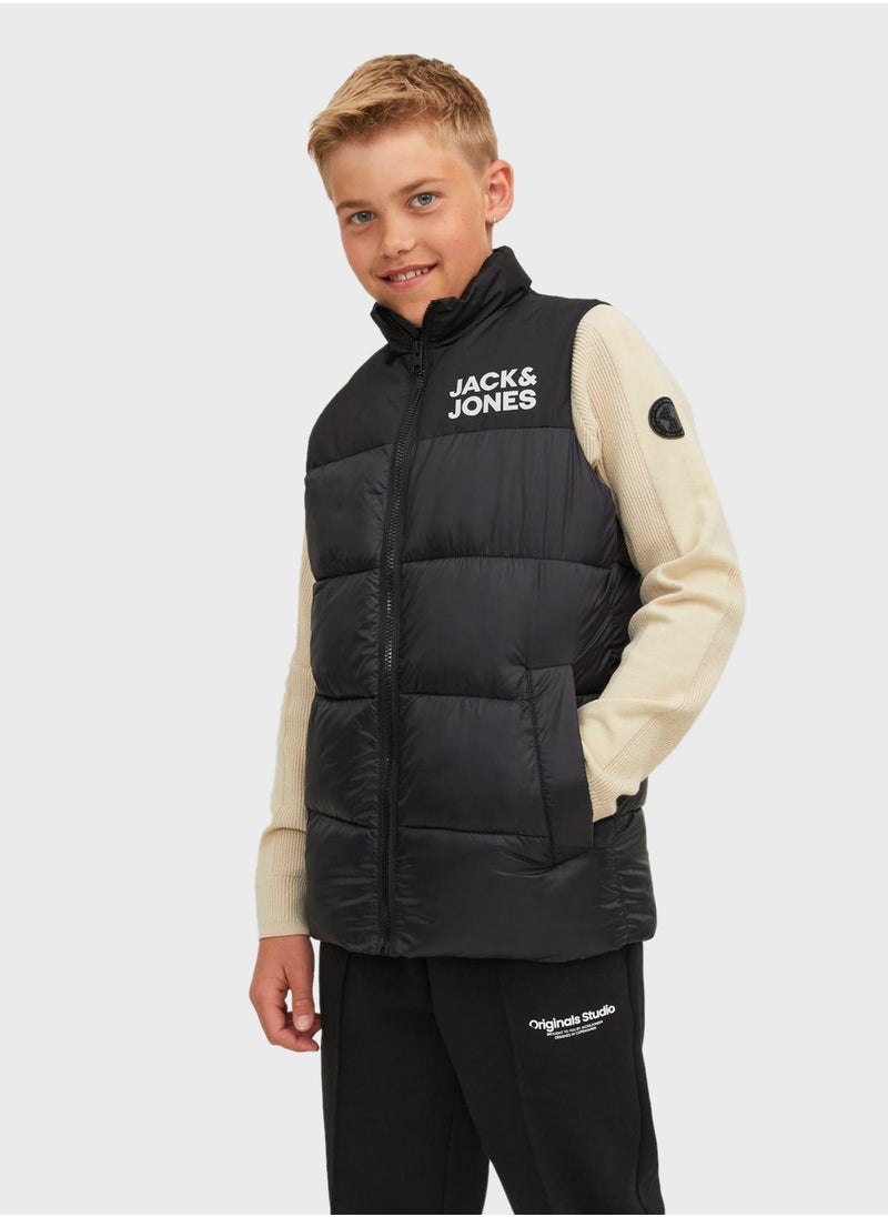 Jack & Jones Junior - Kids Logo Puffer Down Jacket - Image 1