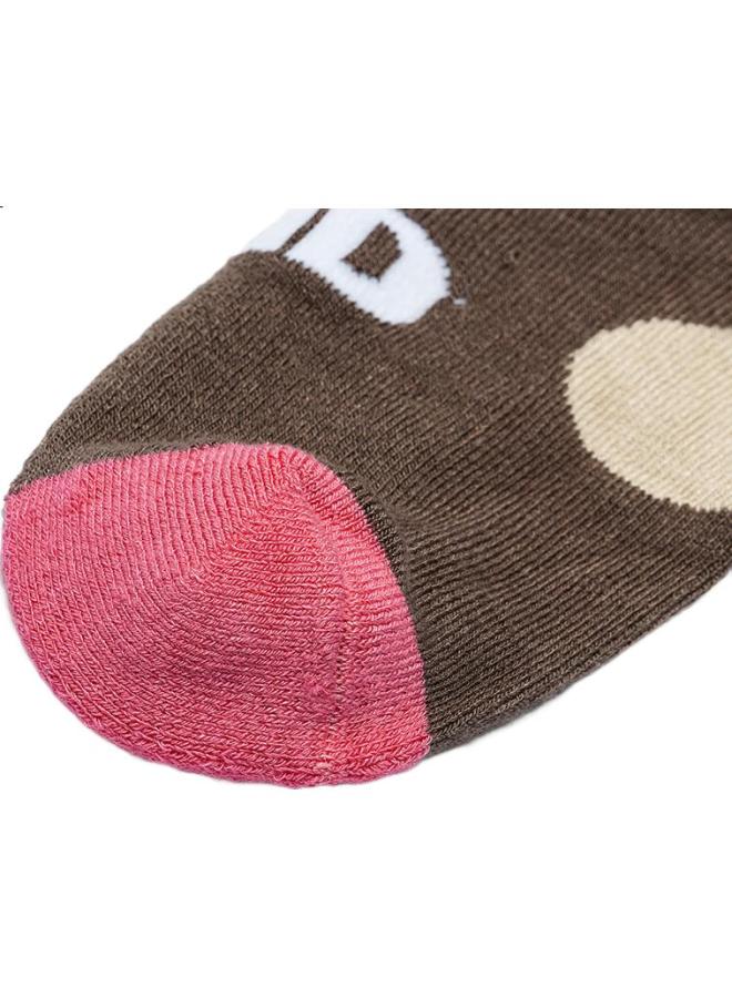 Md High Tube Women'S Socks Women'S Socks With Loop Bottom Fashion Long Tube Socks 4 Pairs Pack - Image 1