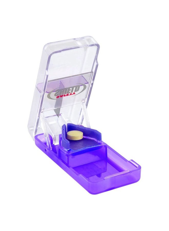 Ezy Dose Ezy Dose Pill Cutter with Safety Shield, Daily Usage, Safely Cut Pills, Vitamins and Tablets, Accurate and Easy Cutting, Travel Sized, Color May Vary, BPA Free  - Image 1
