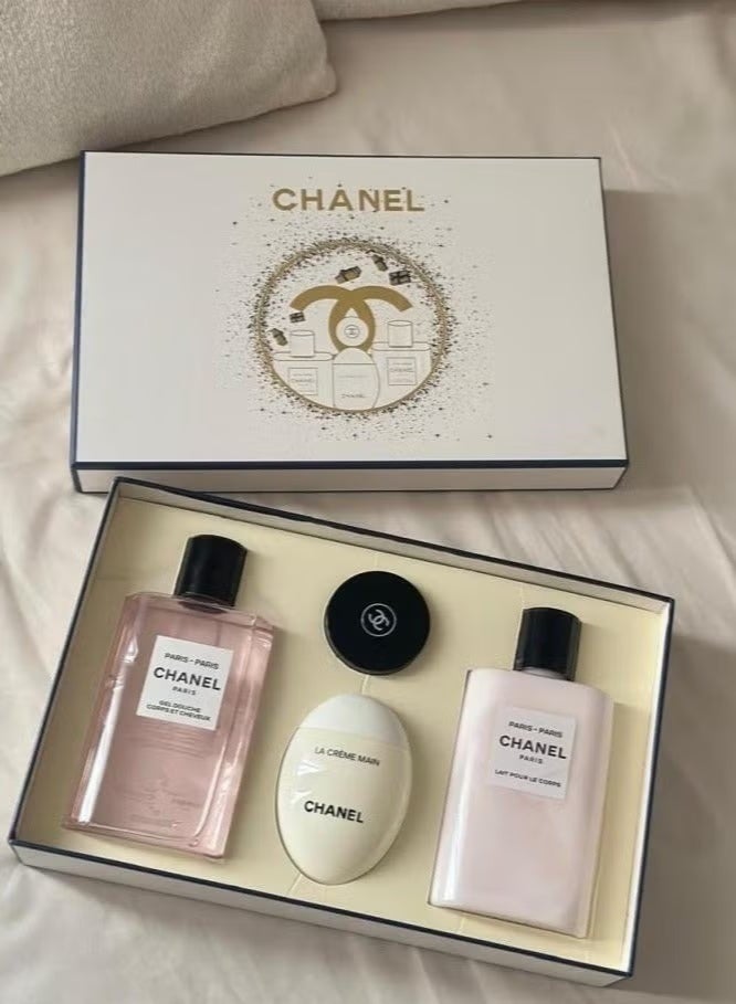 Chanel Shower Gel Lotion Hand Cream and Lip Balm Set - Image 2