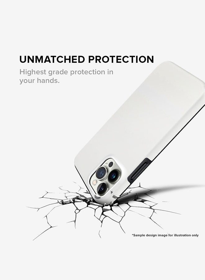 Stylizedd Tough Pro Series Case for Apple iPhone 14 Pro, Dual Layer hybrid PC and TPU Customized Mobile Cover Shield with inner TPU protection Matte Finish - No Signal TV  - Image 5