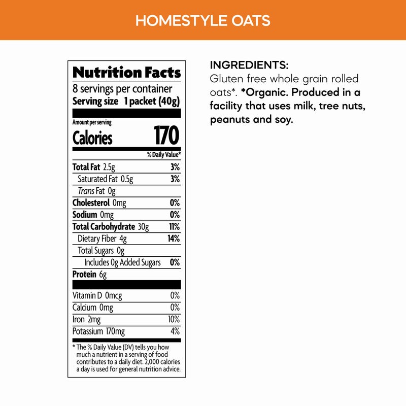 Nature's Path Organic Homestyle Instant Oatmeal, 11.3 oz (Pack of 1), Gluten Free, Non-GMO - Image 5