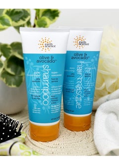 Earth Science EARTH SCIENCE - Olive & Avocado Oil Shampoo: Super Concentrated for Normal to Dry Hair (3pk, 6 oz.)  - Image 2