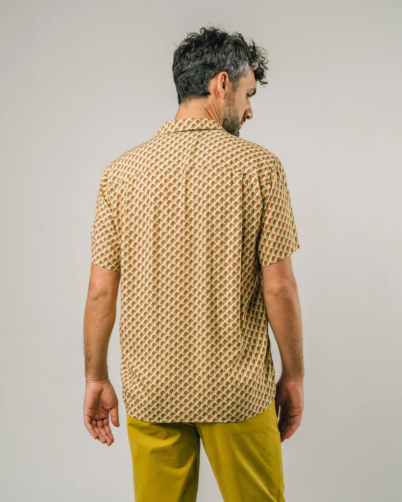Brava Fabrics Gelati Aloha Shirt Yellow