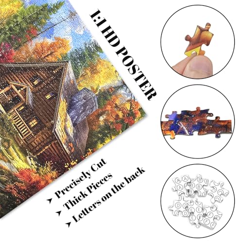 Nattork Jigsaw Puzzles 2000 Pieces for Adults Families Bear Village Pieces Fit Together Perfectly - Image 5