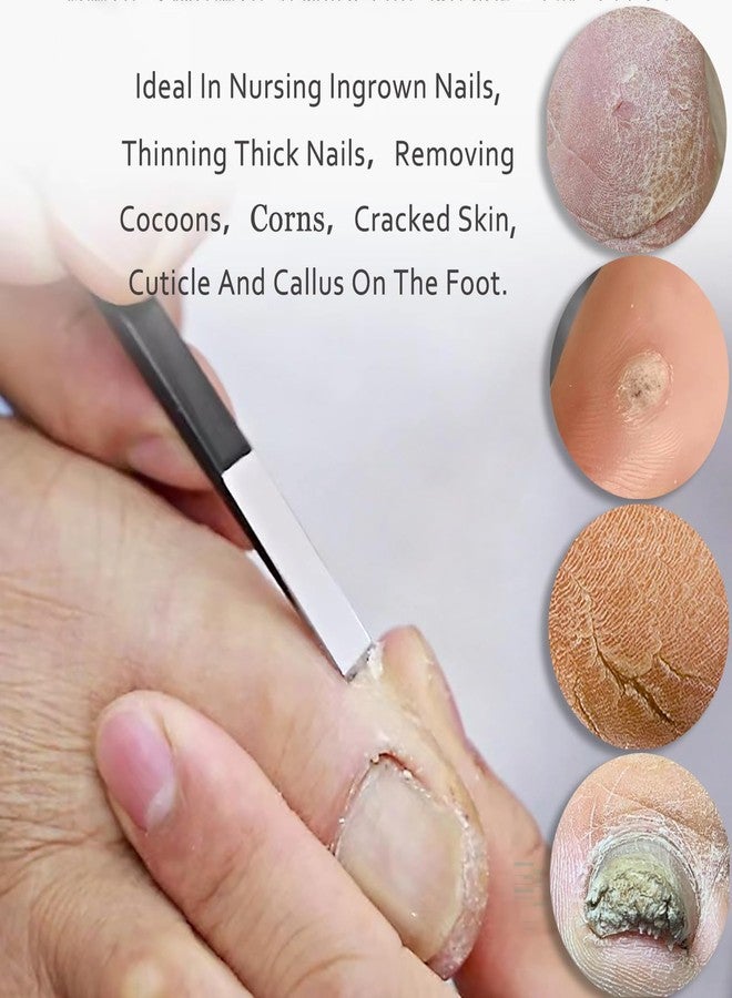 Fuwddy Professional Callus Knife Pedicure Knife for Feet Ingrown Toenail Knives Cuticle Foot Care Tools Dead Skin Removal Nail File Scraper - Image 2