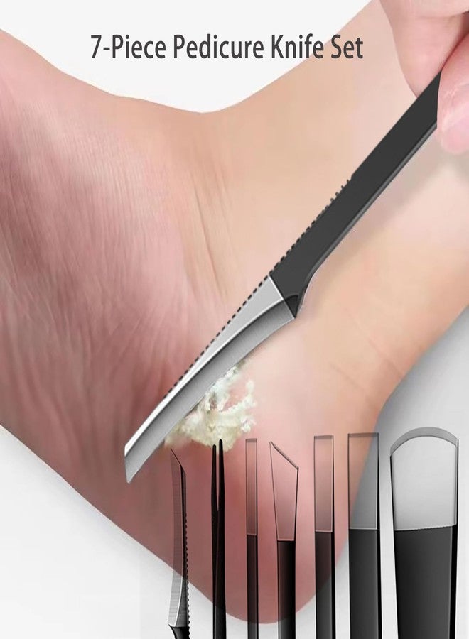 Fuwddy Professional Callus Knife Pedicure Knife for Feet Ingrown Toenail Knives Cuticle Foot Care Tools Dead Skin Removal Nail File Scraper - Image 3