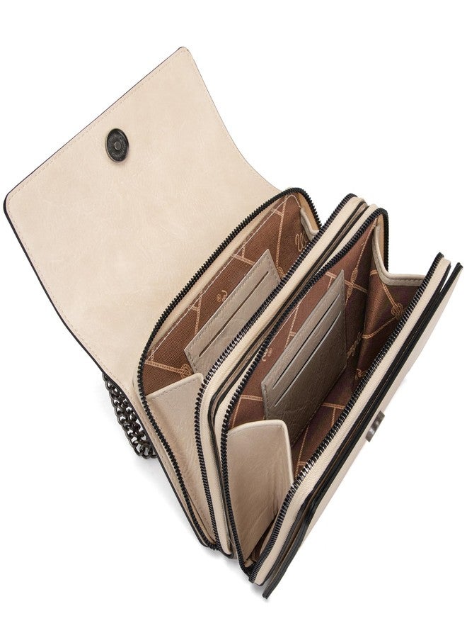 Wrangler CrossBody Purse for Women Western Small White Clutch Wallet Trendy Shoulder Bag with Chain Strap Gift WG149-236TN - Image 4