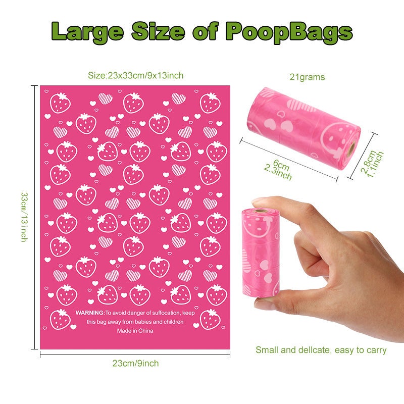 HJ Biodegradable Pet Waste Bags for Outdoor Dog Walking - Image 1