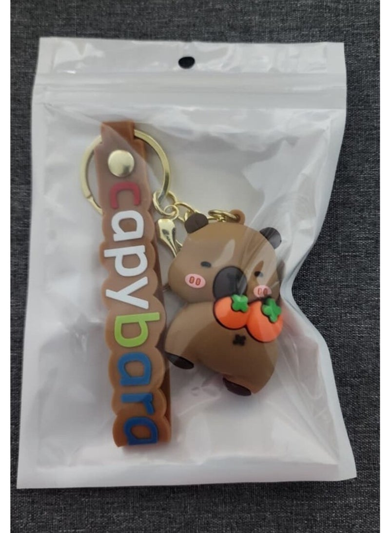Kawaii Teddy Bear Tomato - Bag Charm with Wrist Strap Keychain - Image 2