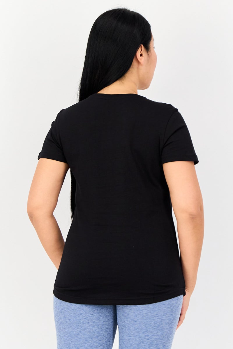 PUMA Women Sportswear Fit Short Sleeve Outdoor T-Shirt, Black - Image 2