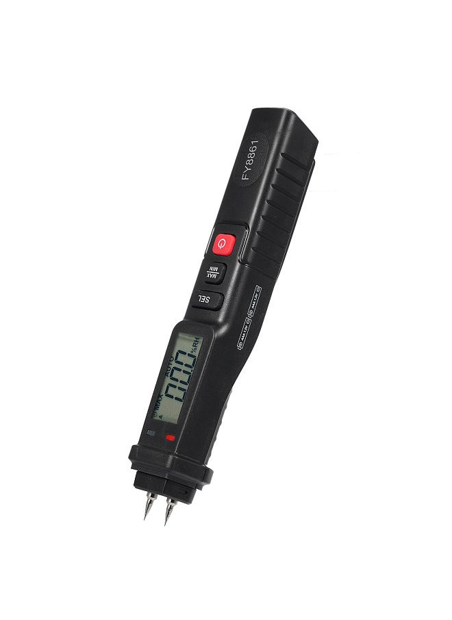 Lepmerk FY8861 Wood Moisture Meter Wood Moisture Detector Digital Wood Moisture Meter Professional 2 Pins Wood Humidity Tester Portable Pen-Type Timber Hygrometer Meter  - Image 4
