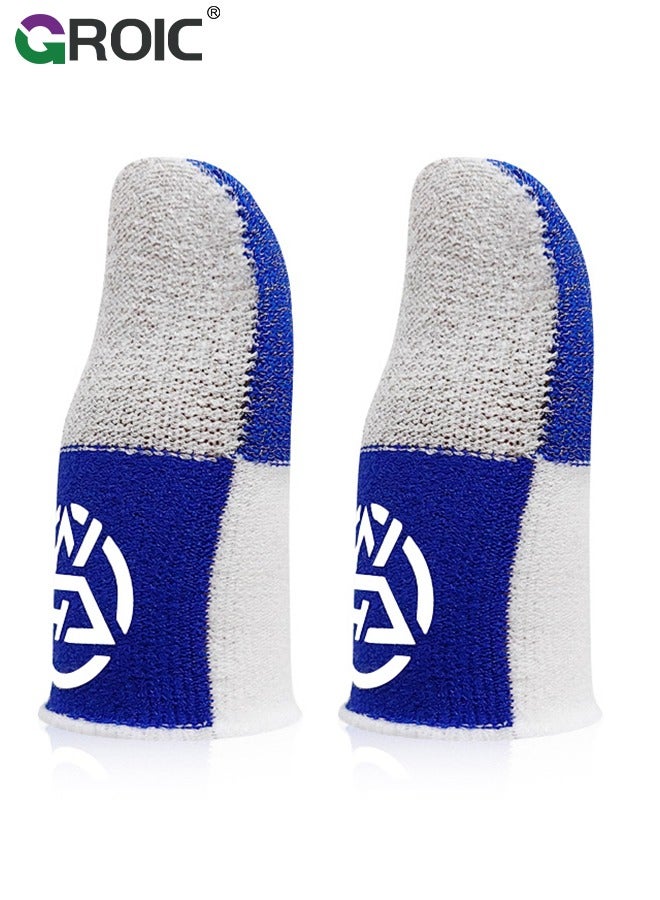 GROIC Game Finger Sleeve, Gamer Thumb Sleeves Mobile Gamings Stabilizer Compression Support Sleeve, Finger Gloves for Gamings Gloves COD Mobile Phone Game Finger Covers Wrap - Image 1