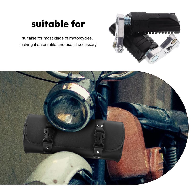 Universal Motorcycle Front Foot Pegs Pedals Aluminum Alloy Easy Installation Off Road Street - Image 5