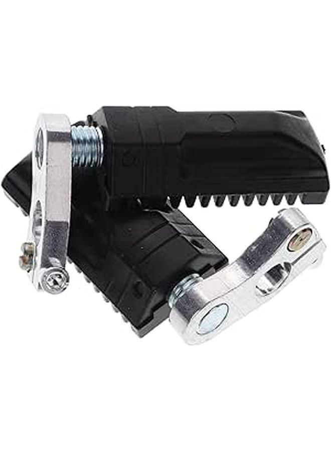 Universal Motorcycle Front Foot Pegs Pedals Aluminum Alloy Easy Installation Off Road Street - Image 1