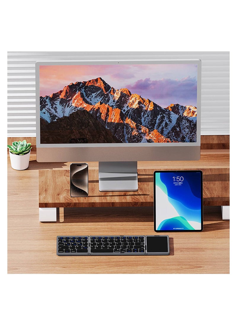 ريتشي - لوحة مفاتيح بلوتوث تعمل باللمس ثلاثية قابلة للطي من ريتشي RCS-K01 - Image 1