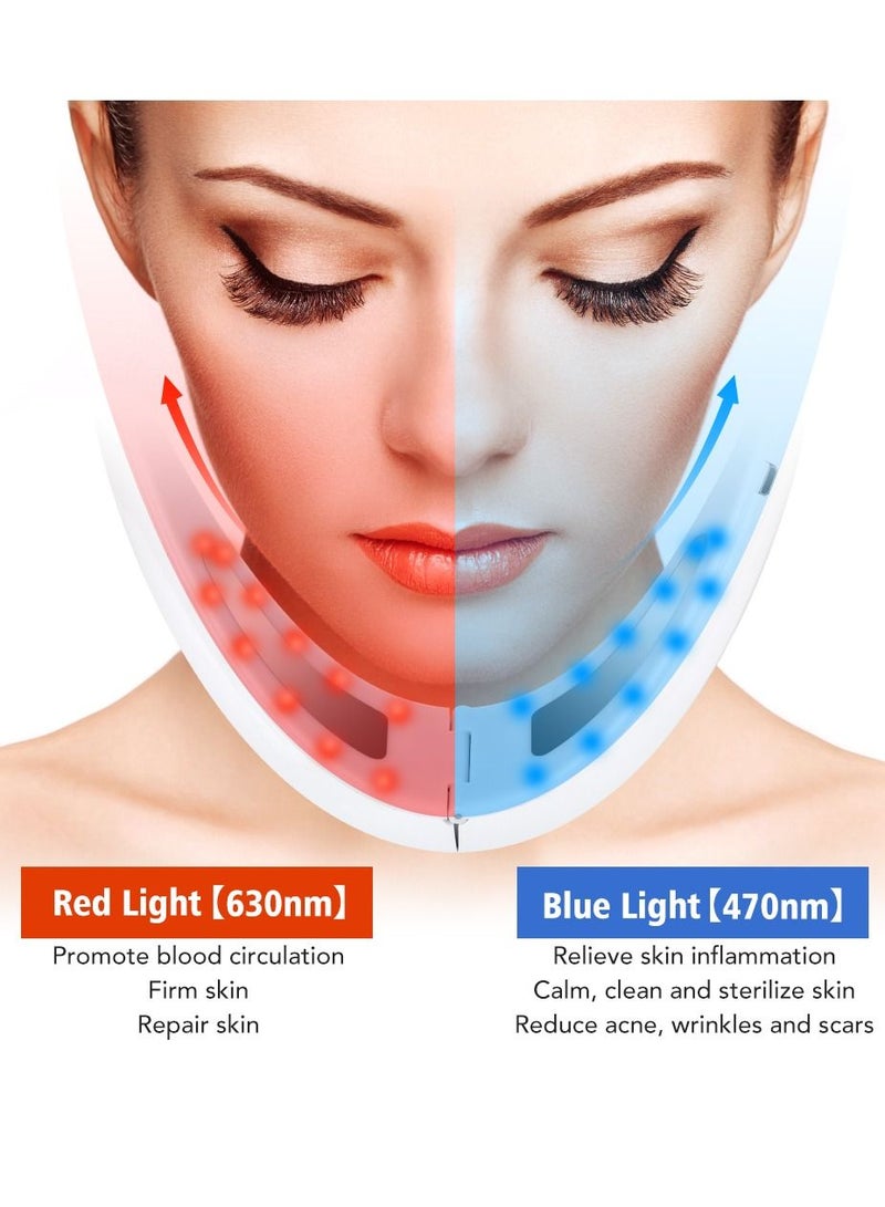 Generic EMS Facial Lifting Device LED Photon Therapy Face Slimming Vibration Massager Double Chin V Line Lift Belt Cellulite Jaw Device  - Image 3