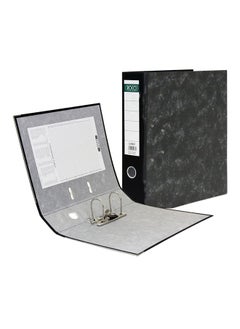 ROCO Pressboard Box File Black/Grey  - Image 1