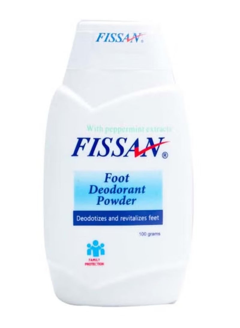 فيسان بودرة مزيلة لرائحة القدمين بيضاء 100 جرام