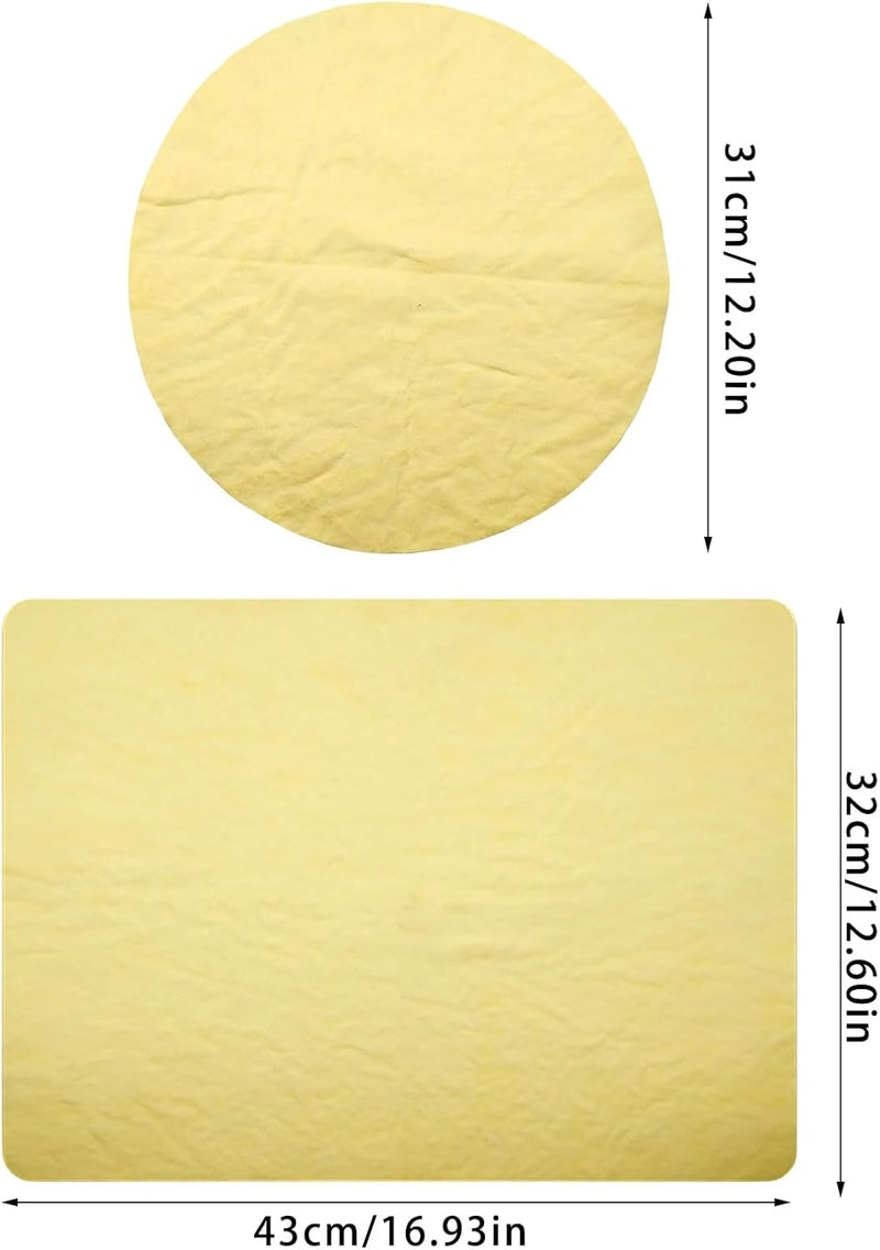 Pottery Wheel Bat Cloth Clay Throwing Slip Wheel Ceramic Crafting Mat Bat for Carving - Image 4