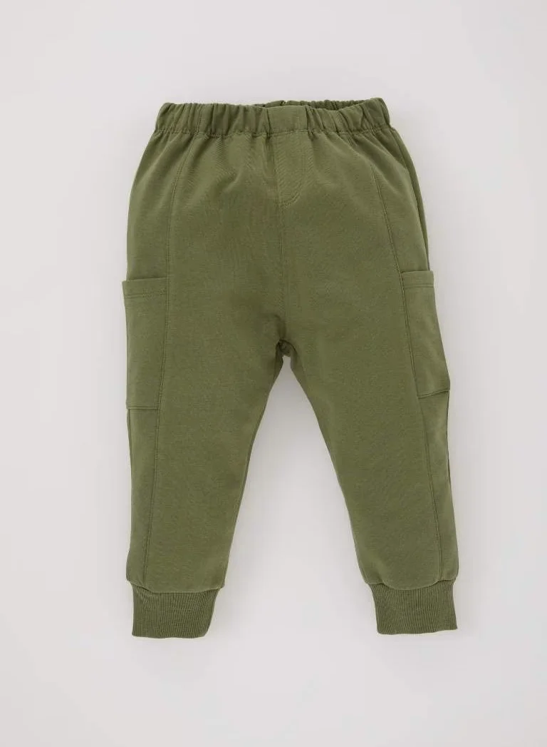 DeFacto Kids Text Print Sweatshirt & Sweatpants Set